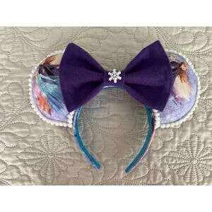 Disney Frozen Anna Elsa Handmade Minnie Ears